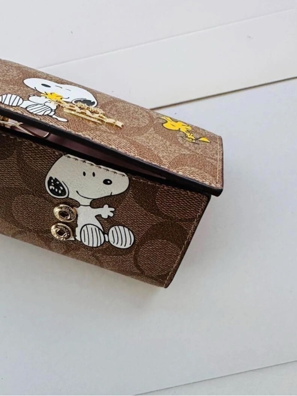 COACH &PENUTS KEY CASE SNOOPY SMARTKEY - Picture 3 of 5